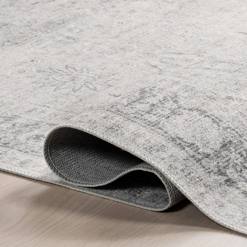  Bayberry Vintage Machine Washable Area Rug, Rectangle 3' x 5'