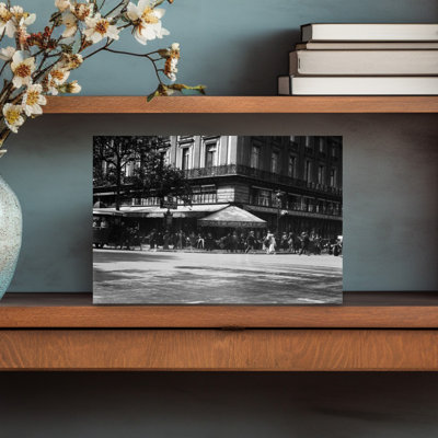 «1920s Cafe De La Paix In The Grand Hotel Paris France Classic Retro Vintage Urban Urban Art mural