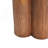 Laneyah Outdoor Magnesium Oxide Side Table With 3 Cylindrical Legs