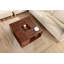 Wheel Coffee Table with Storage