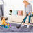 Washable Area Rug 2'6''x10', Low-pile Non-slip For Bedroom, Living Room, Dining Hallway - Anthracite Color , Office