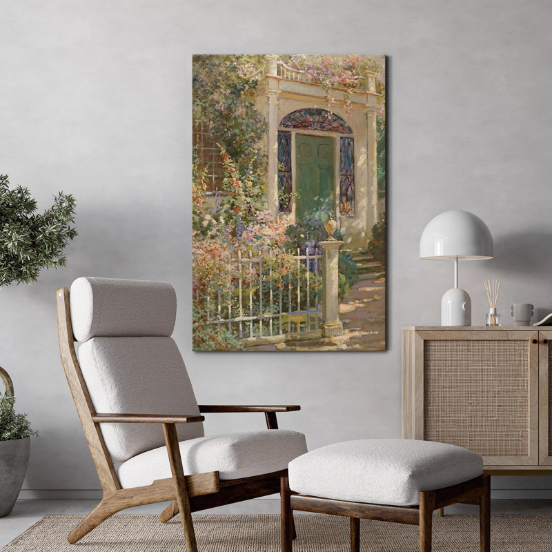 Campagne rustique, fleurs sauvages, illustrations de jardin, art moderne, botanique, campagne, campagne, Toile tendue