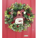 Handcrafted Faux Mixed Assortment Foam 24'' Wreath