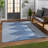 Irielle Geometric Blue Indoor/Outdoor Area Rug-1545283222