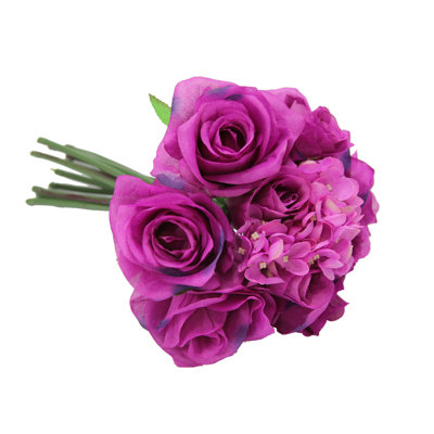 Pièce maîtresse de rose artificiel 12 tiges
