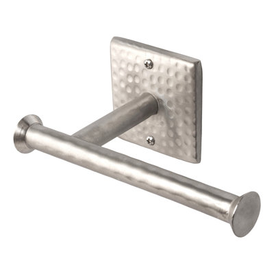 Hand Hammered Wall Mount Toilet Paper Holder