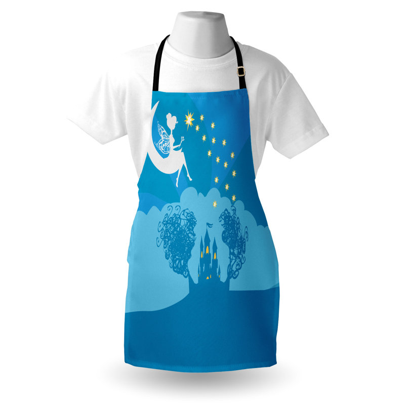 No Pattern Bib Apron