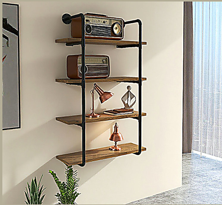 Bibliothèque murale flottante Rack
