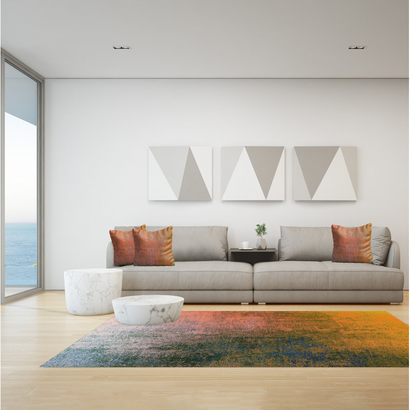 Gesselle Abstract Area Rug, Rectangle 140 x 200cm