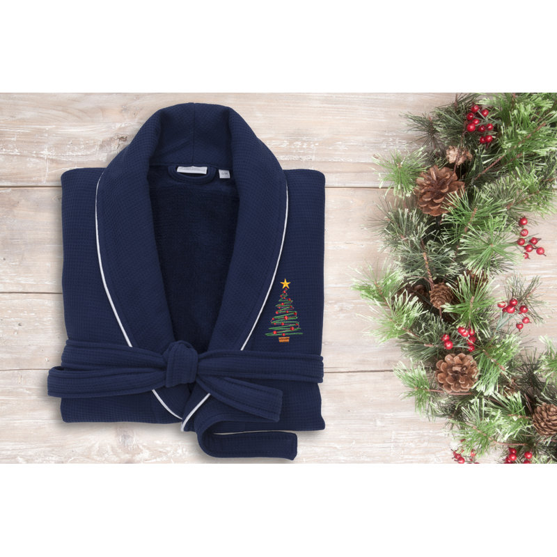 Peignoir X'Mas, S / M, Bleu marine