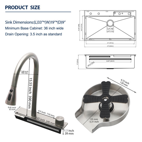 Dimensions du produit