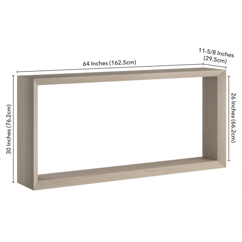 Jasan 64" Wide Rectangular Console Table, Beige