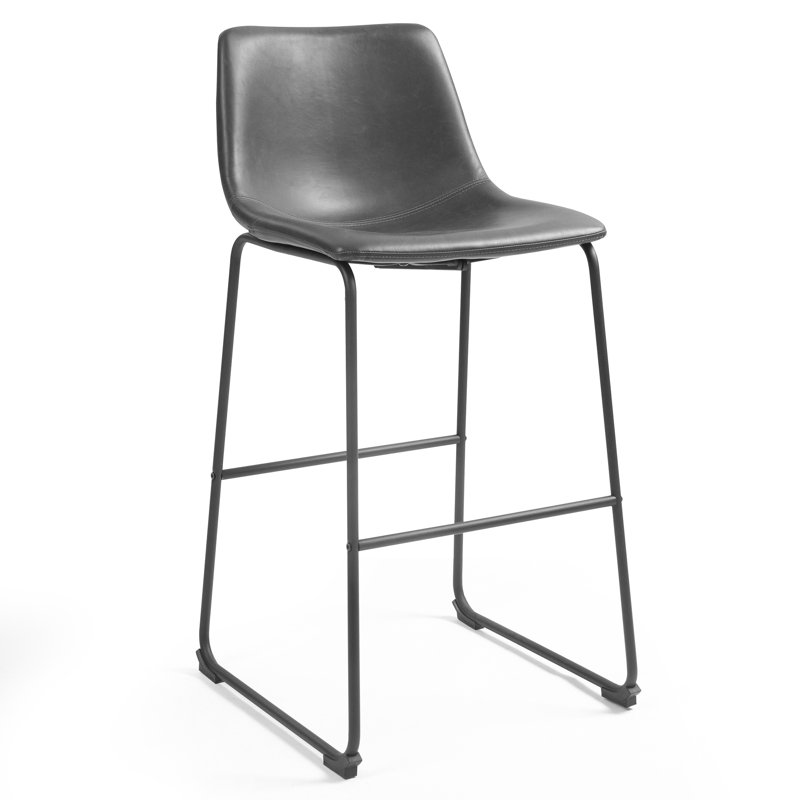 Julienn Bar & Counter Stool, Gray, Bar Stool (28.5" Seat Height)