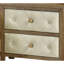 Table de chevet moderne avec finition noyer et rangement pratique pour de beaux tiroirs-535075384
