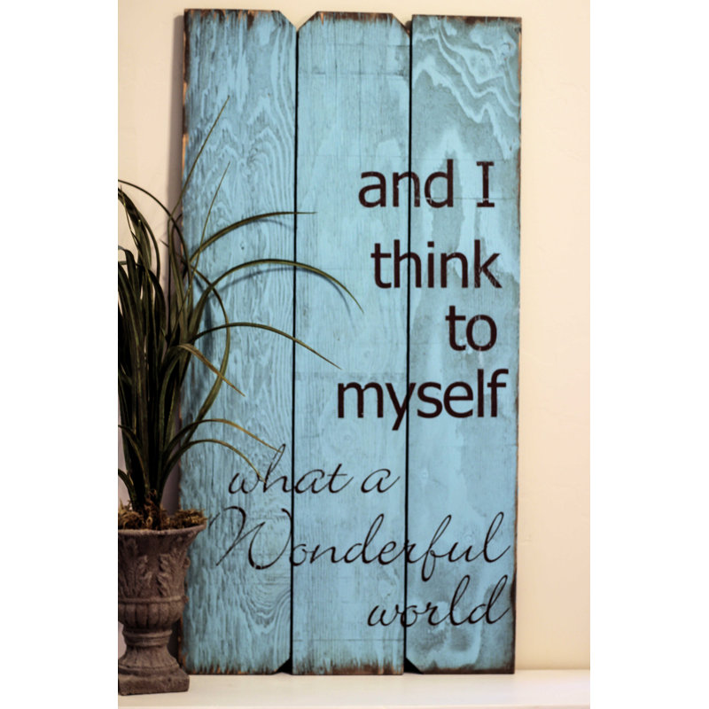 Rustic Signs Coastal Wall Decor, Tiffany Blue/Brown