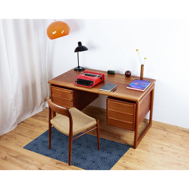 Nailya Hard Floor Straight Rectangular Chair Mat, 100 x 70 cm