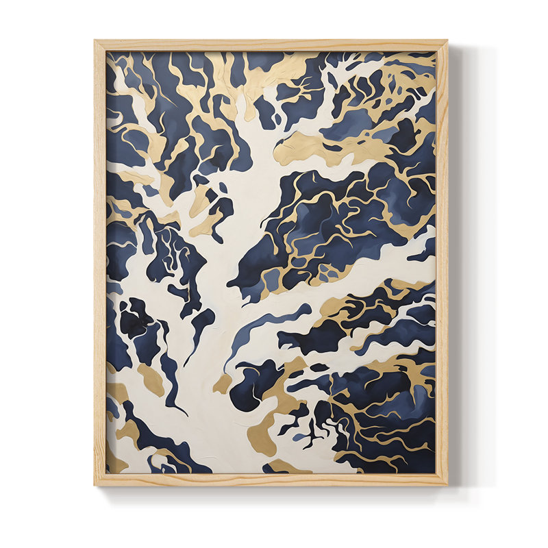 LANDSCAPES Series CCXIX, reproduction encadrée - bois massif, H 11 po x l 9 po