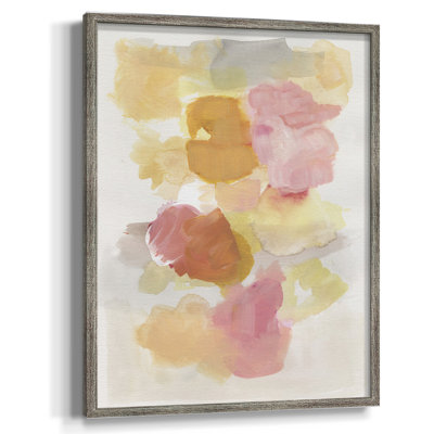 Warm Petals II, reproduction encadrée - bois massif