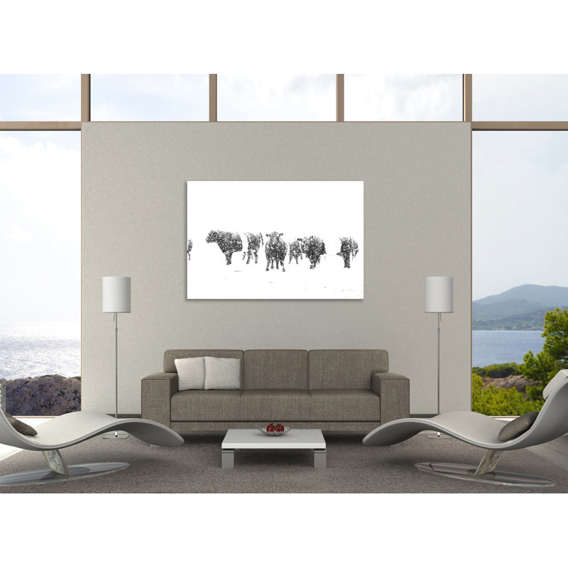 "Oreos et lait II", toile tendue par Aledanda, H 40 po x l 60 po x P 1,5 po