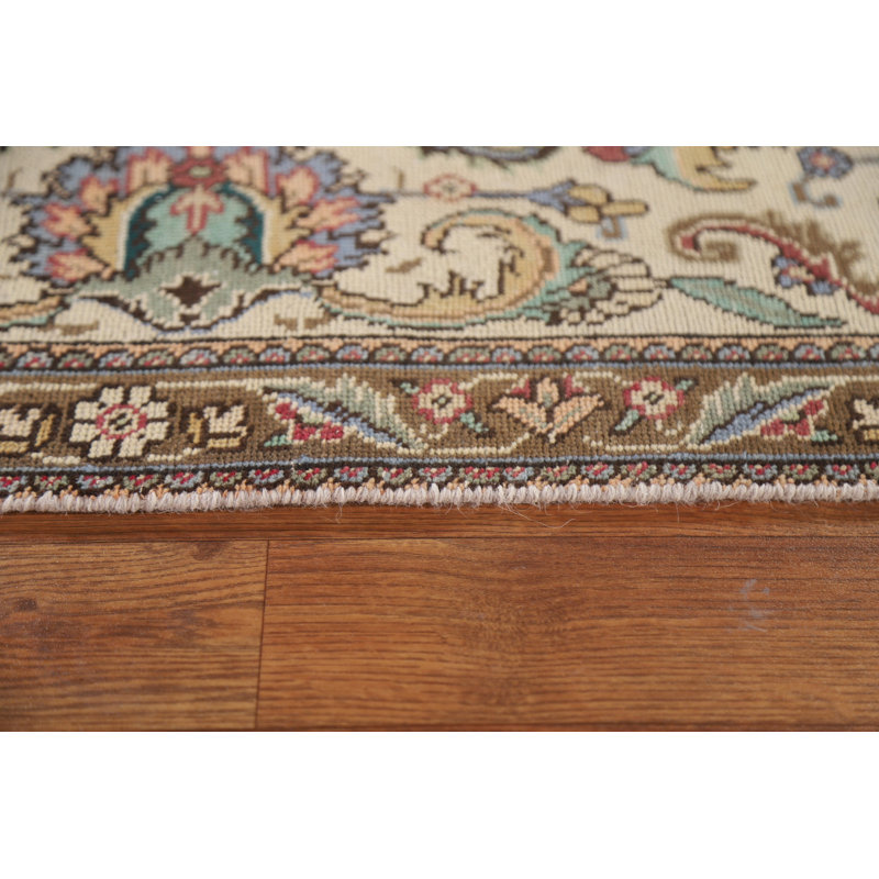 Tapis persan à motif floral All-Over Tabriz 8 x 11
