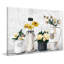 Reproduction d’art sur toile tendue « yellow flowers arrangement »-50107451