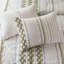 Ensemble de housse de couette en coton avec sauge chenille / ivoire 3 pièces-114494899