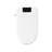 White Ceramic Smart Toilet With Self-Cleaning Nozzle, Heated Seat, Led Display, Night , Silent Slow Close Feature Bidet Rear Wash Mode