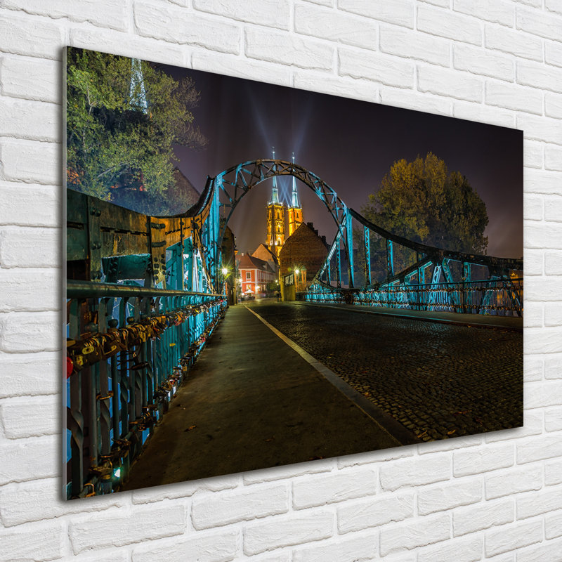 Bridge Of Lovers - Unframed Art Prints on Glass