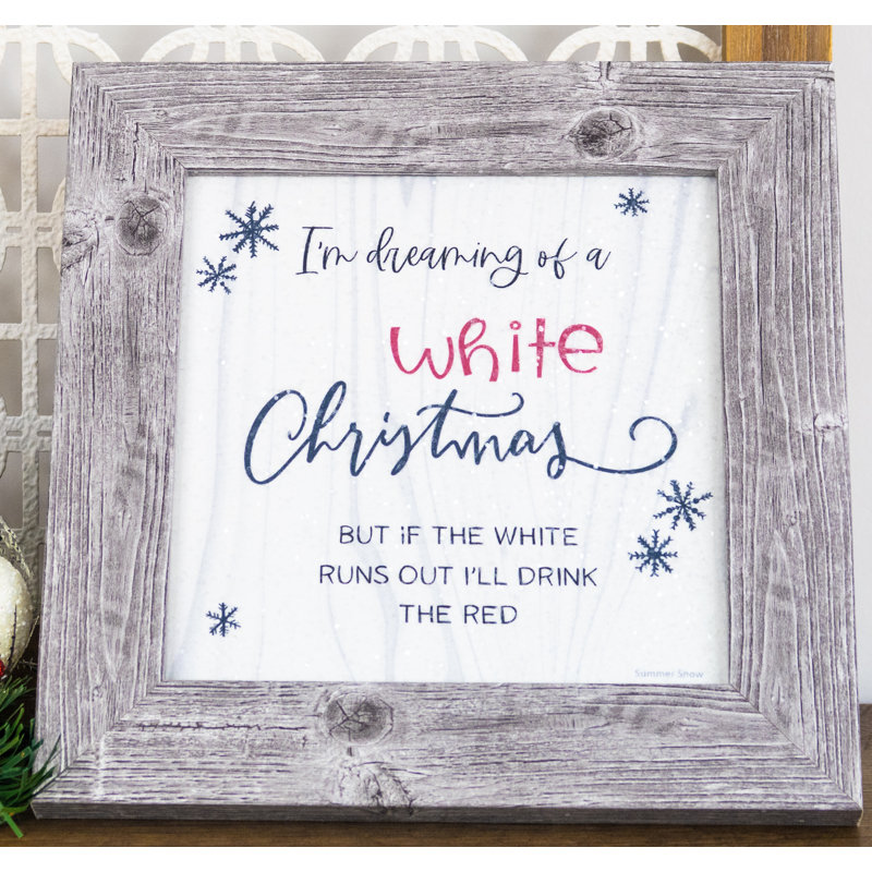 «I'm Dreaming of a White Christmas or Red»
