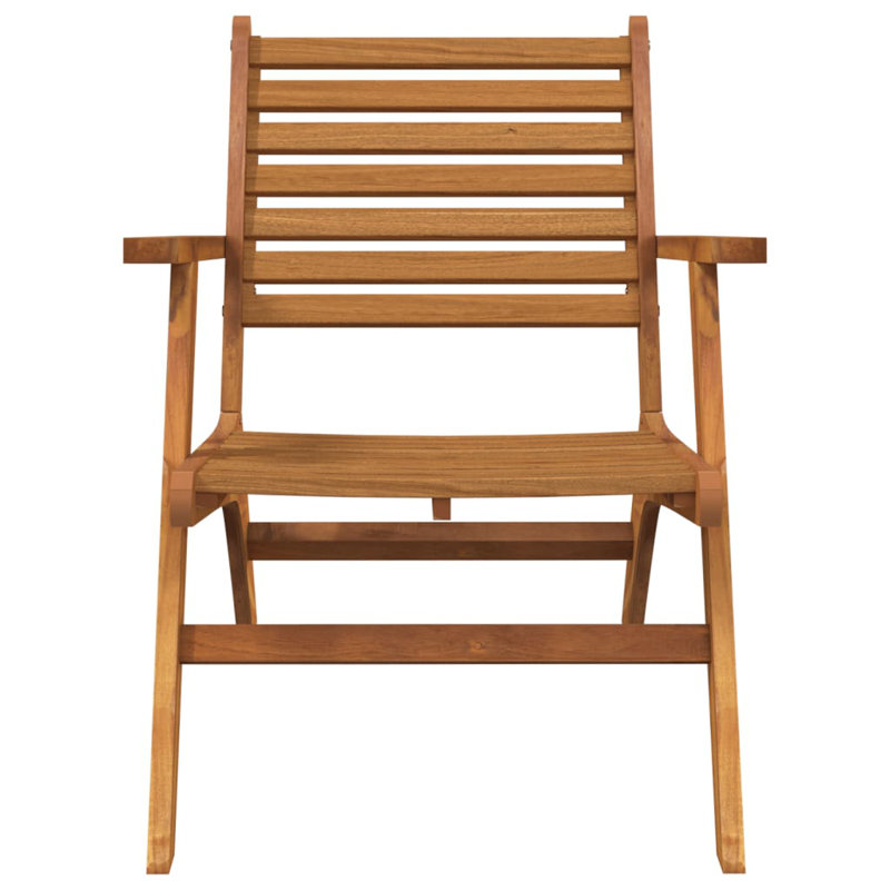 Chaise de patio avec coussin Jacia Acacia
