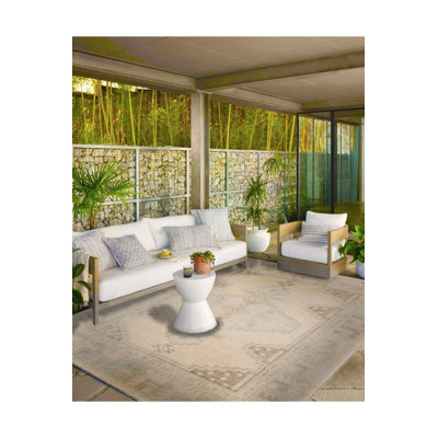 Tapis décoratif traditionnel lavable