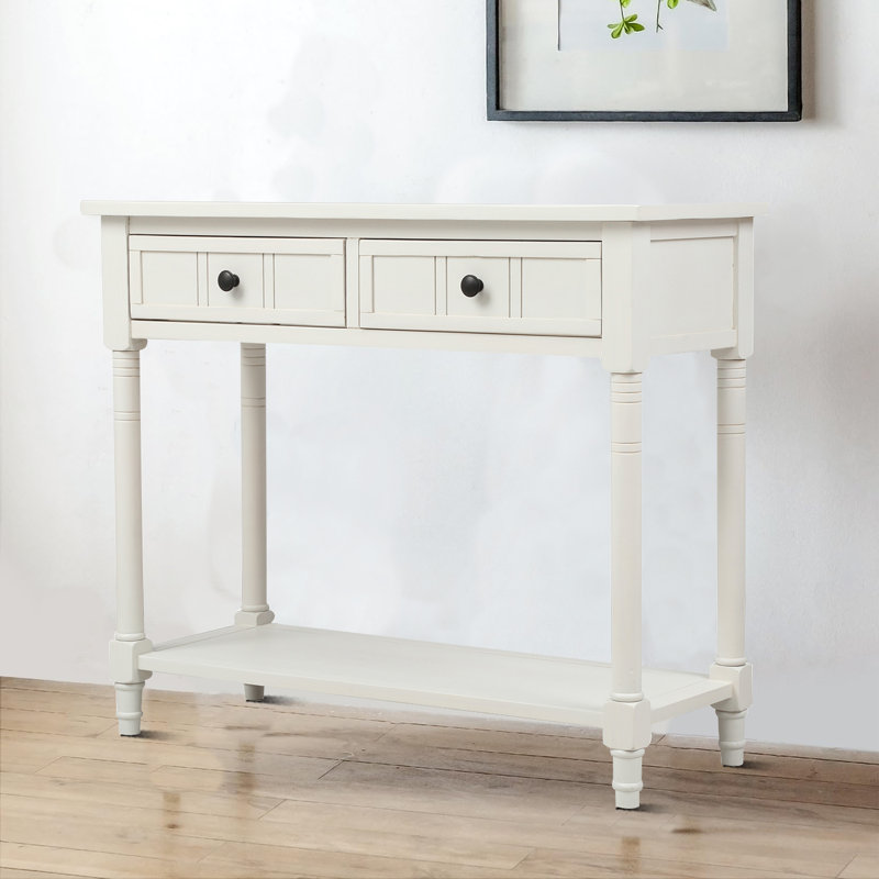 Ayumi 35.43'' Solid Wood Sideboard, White