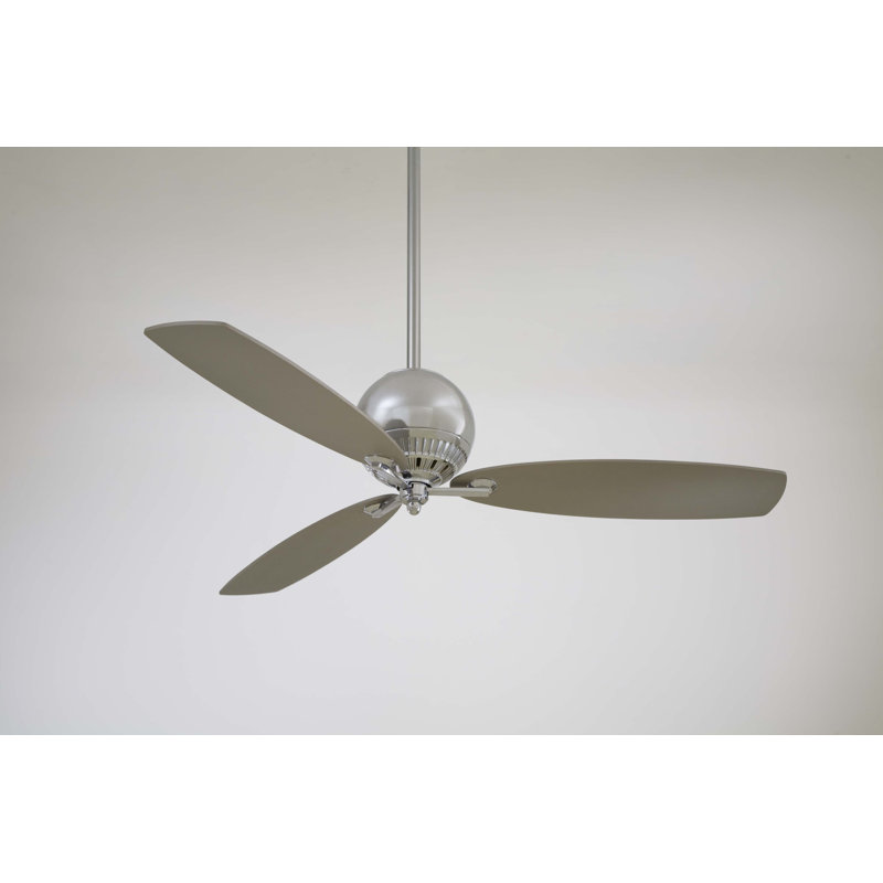 Tige de ventilateur de plafond, H 24 po x l 0,75 po x P 0,75 po, Nickel brossé