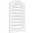 Arch Top Surface Mount: Functional, Standard Frame PVC Gable Vent-43316486