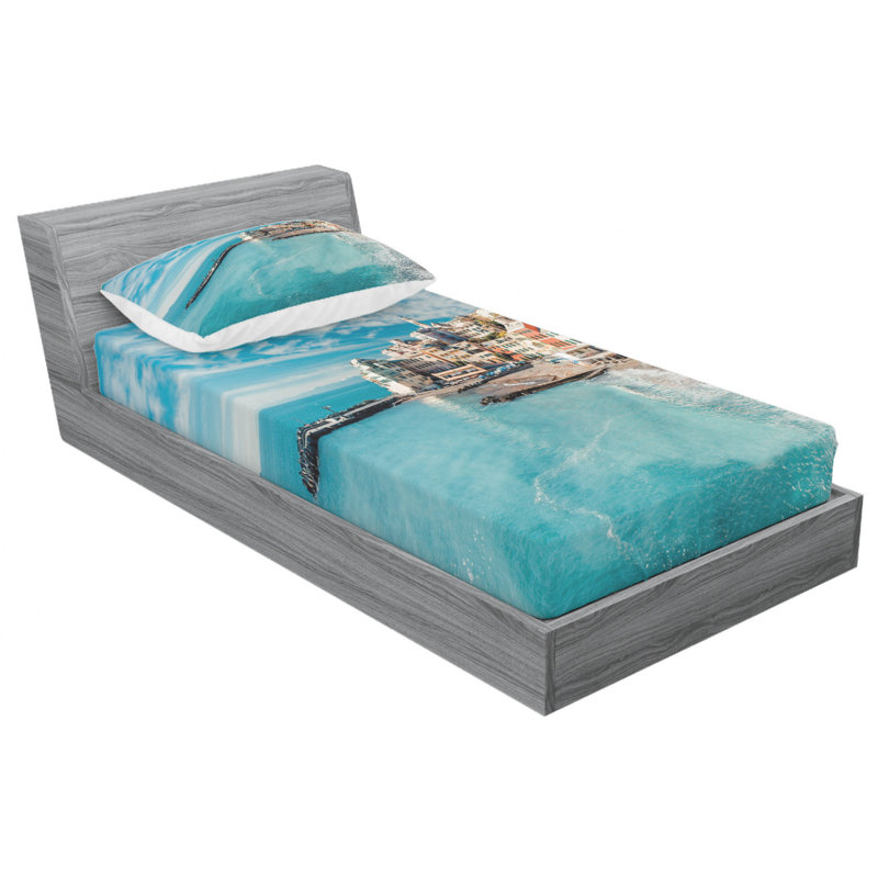 Microfiber Sheet Set, Twin Sheet Set with Fitted Sheet
