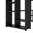 Loft Bed Frame With Built-In Wardrobe, Metal Loft Bed With Desk And Storage Shelves, Black-18863741