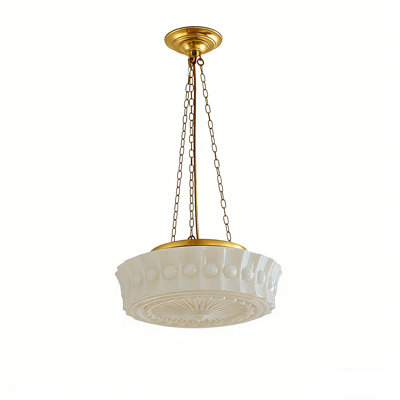 Luminaire suspendu en verre Milk