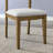 5Pc 70"W Rectangular Walnut Oak Geometric Cross Base Dining Set