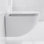 Cuvette de toilette murale St. Tropez seulement en blanc mat
