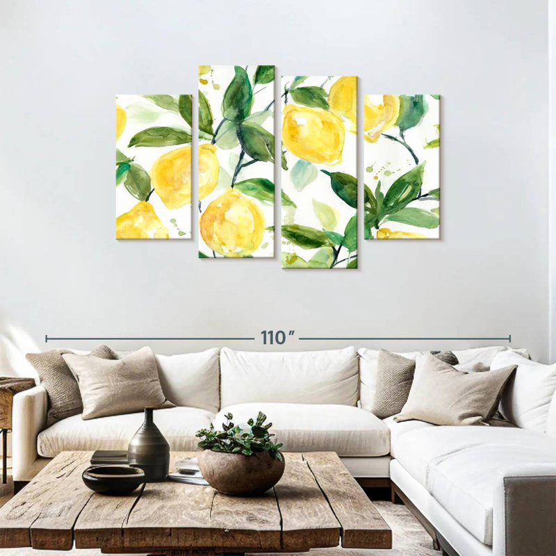 Yarlin Lemony Branches, 48" H x 75" W