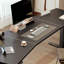 Bureau en bois massif noir ajustable-108424830