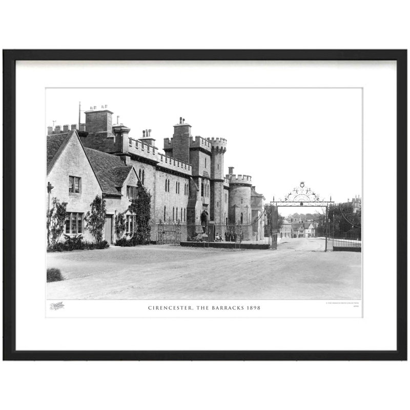 Cirencester, The Barracks 1898 by Francis Frith - Single Picture Frame Print, 40cm H x 50cm W x 2.3cm D