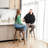 Ashara Swivel 31.25'' Backless Bar Stool-86590898