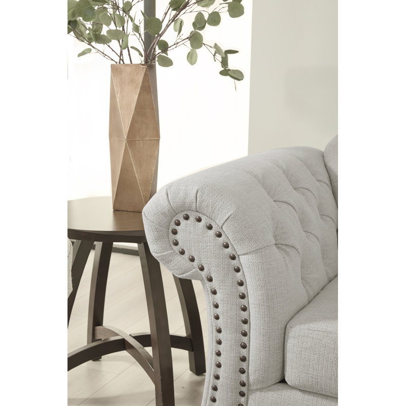 Fauteuil Chesterfield 52 po - Kaki Indus