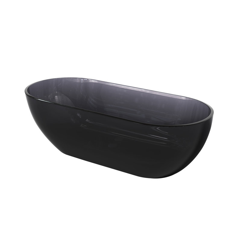 69'' x 30'' Freestanding Soaking Solid Surface Bathtub
