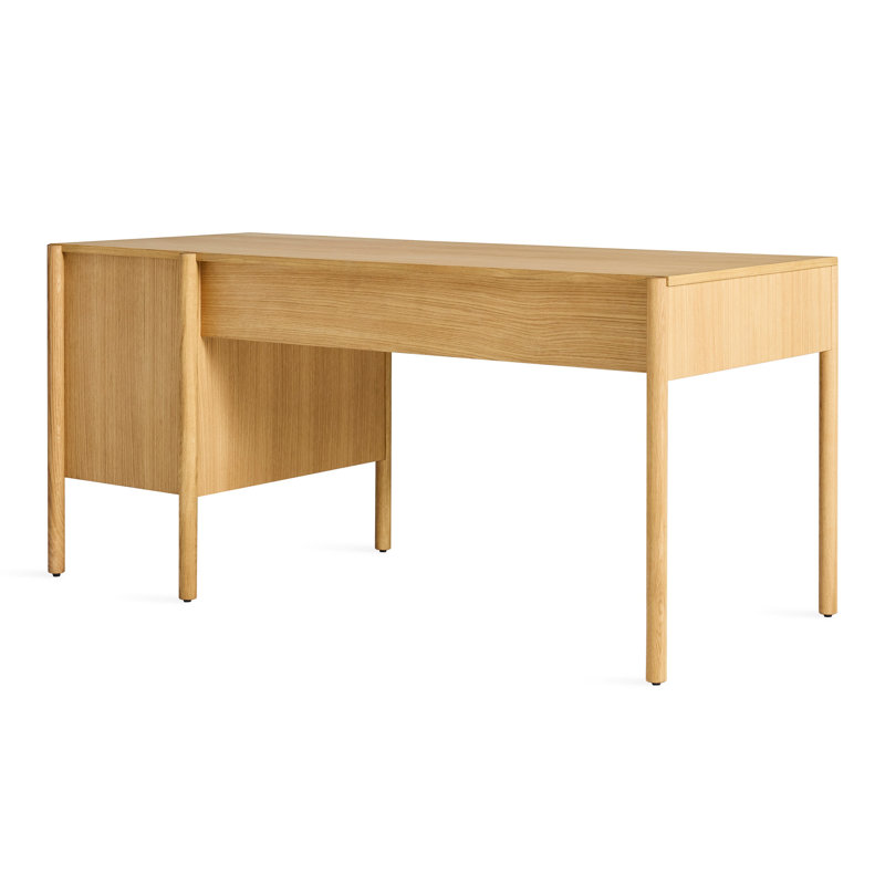 Cursive Desk, White Oak