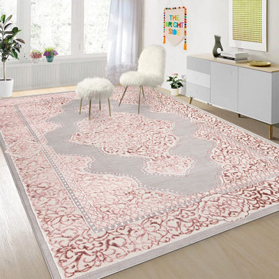 Borach Floral Area Rug