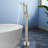 Topcraft Freestanding Bathtub Filler With Handheld Showerhead-123398879