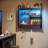 Eiser 34" LED Wall Mounted Shelf and Adjustable Hanging Display Rack Bookshelf with 6 S-Hooks