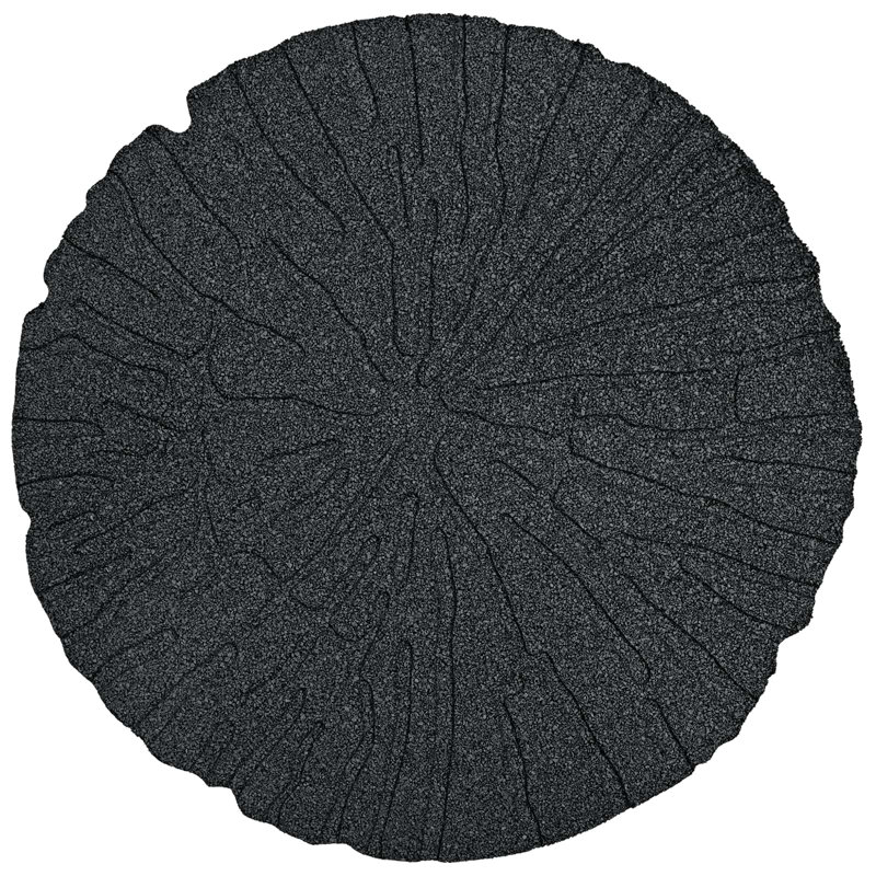 Rubber Stepping Stone, Black